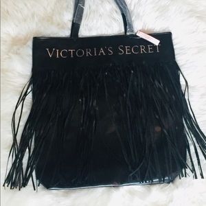 Victoria's Secret  Faux Leather Fringe NWT